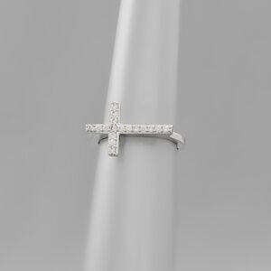CZ Cross Ring